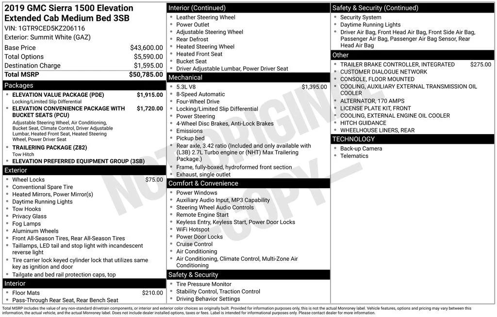 gmc sierra 1500 2019 1GTR9CED5KZ206116 image gmc sierra 1500 2019 1GTR9CED5KZ206116 image